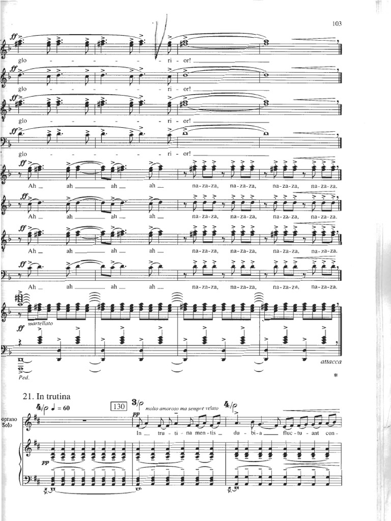 in trutina sheet music